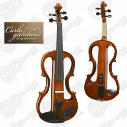 Violon electrique Carlo Giordano CV-210E marron
