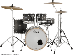 Pearl Decade Maple rock 22" Satin Black Burst