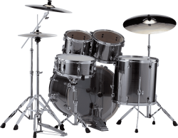 Pearl Export rock 22" Smokey Chrome