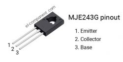Transistor NPN MJE243G 
