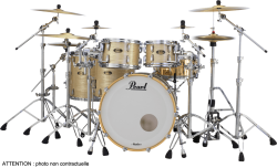 Pearl Masters Maple Gum Rock 3 fûts 22" Platinium Gold Oyster