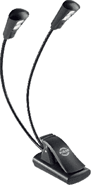 K&M - 12244 Lampe de pupitre 2 bras 2 Leds