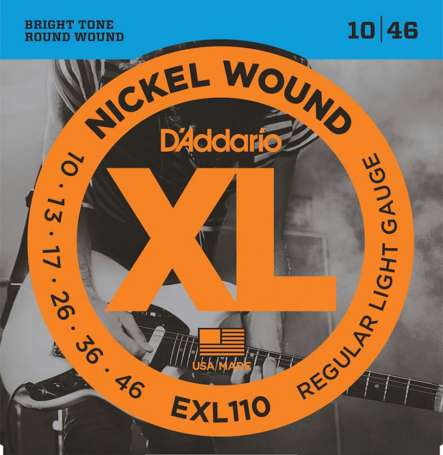 D'Addario EXL110 Cordes en nickel pour guitare