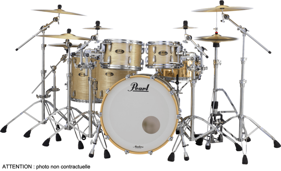 Pearl Masters Maple Gum Rock 3 fûts 22
